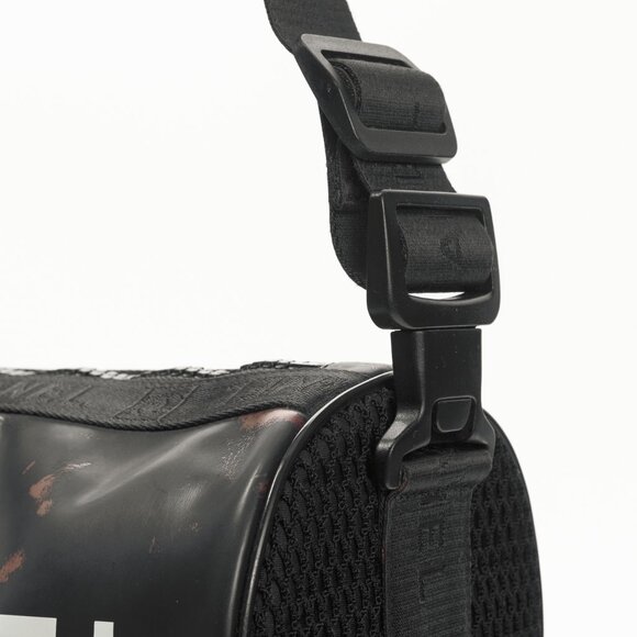 Chanel Sports Line Black Rubber Logo-Print Mini Duffle - Picture 7 of 13